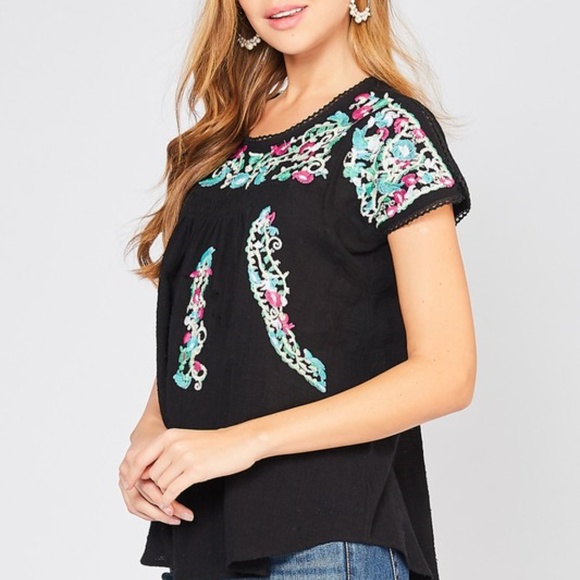 Embroidered Top - Picture 2 of 5